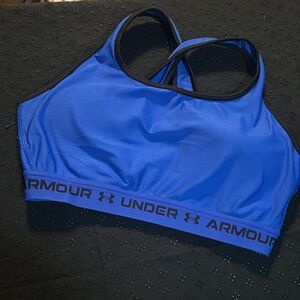 Under Armour Women's Vibrant Blue Sports Bra